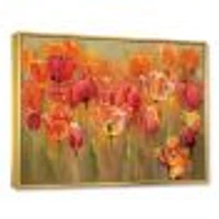 Red Tulips  Wall Art