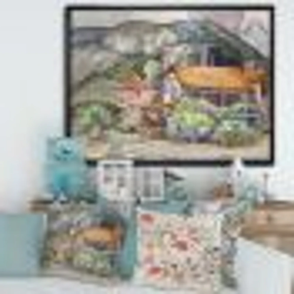 Greek Landscape off The Coast of Aegean Sea  Wall Art