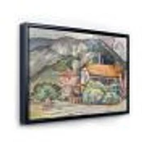 Greek Landscape off The Coast of Aegean Sea  Wall Art
