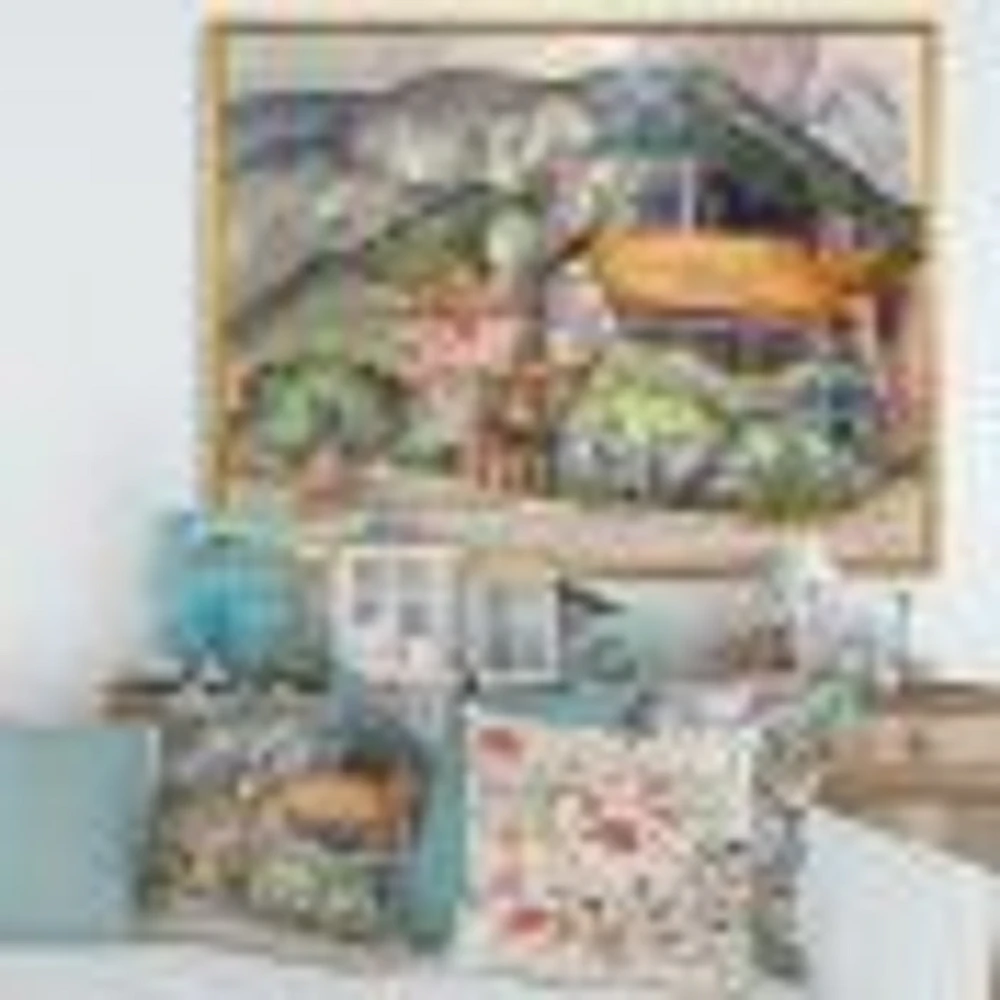 Greek Landscape off The Coast of Aegean Sea  Wall Art