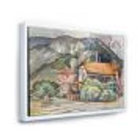 Greek Landscape off The Coast of Aegean Sea  Wall Art