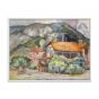 Greek Landscape off The Coast of Aegean Sea  Wall Art