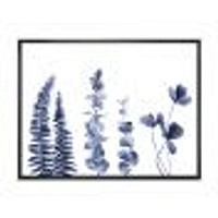 Navy Blue Eucalyptus I Wall Art