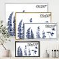Navy Blue Eucalyptus I Wall Art
