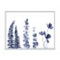 Navy Blue Eucalyptus I Wall Art