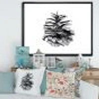 Conifer Cone Monochrome Wall Art