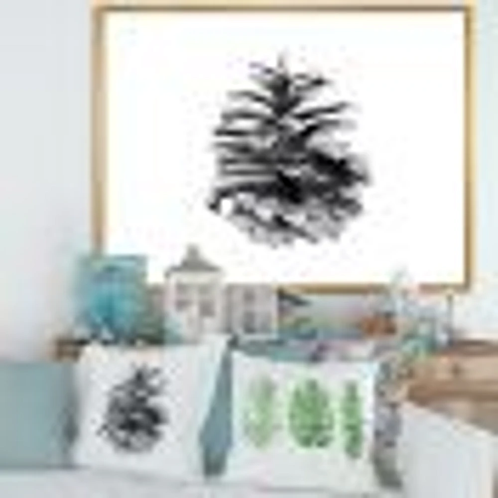 Conifer Cone Monochrome Wall Art