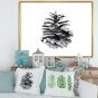 Conifer Cone Monochrome Wall Art
