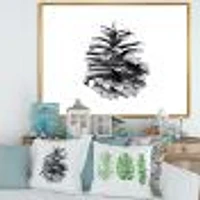 Conifer Cone Monochrome Wall Art