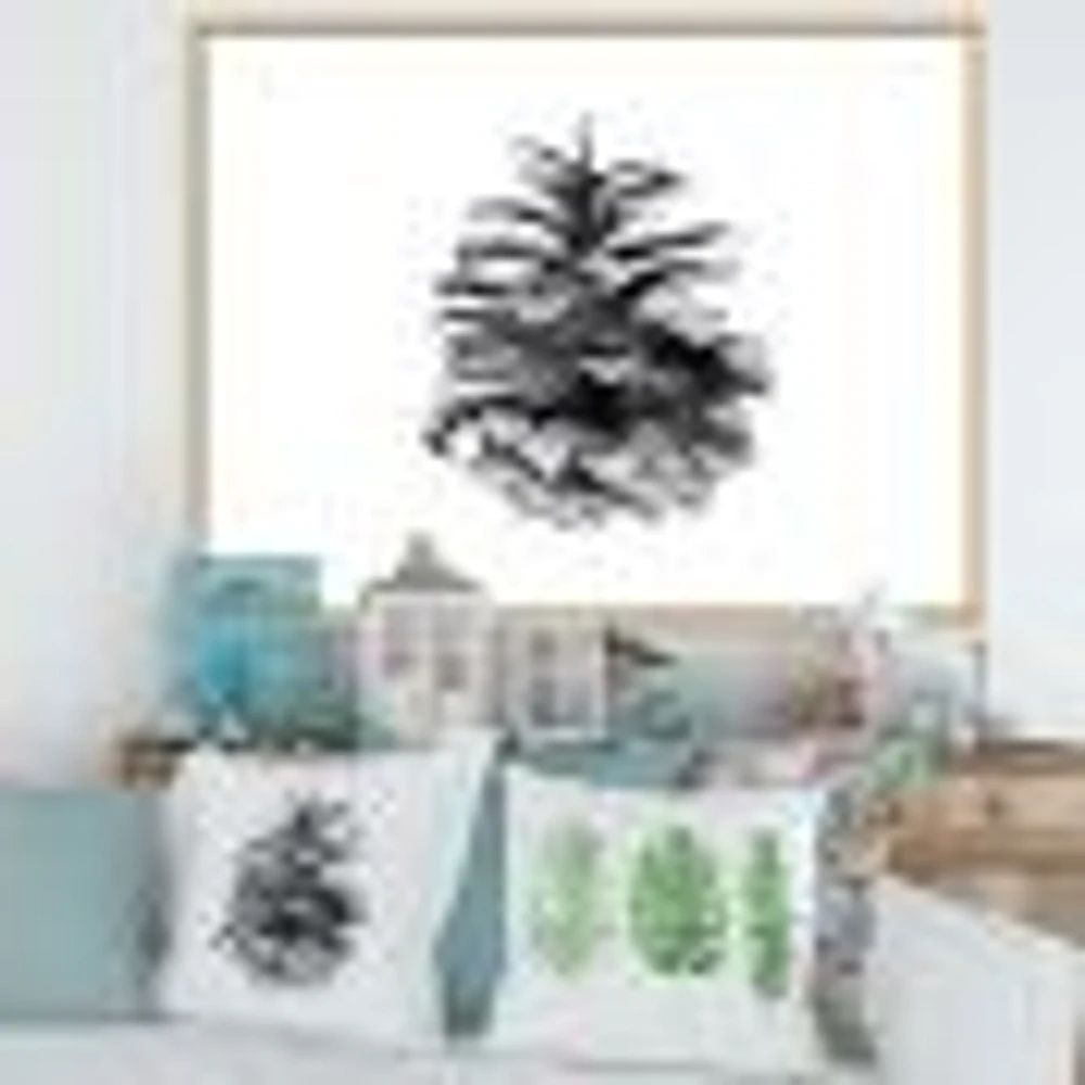 Conifer Cone Monochrome Wall Art