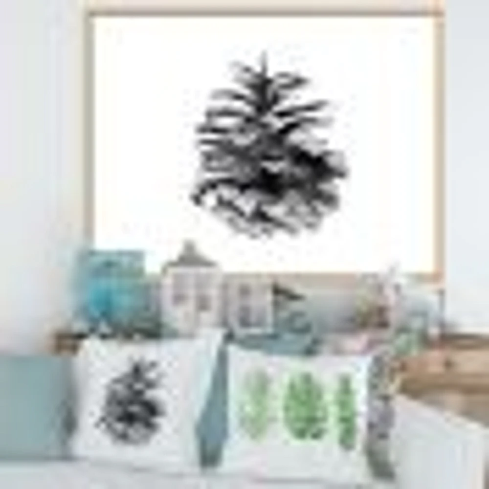 Conifer Cone Monochrome Wall Art