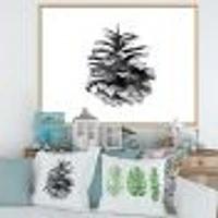 Conifer Cone Monochrome Wall Art