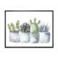 Cactus and Succulent House Plants I  Wall Art