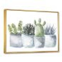 Cactus and Succulent House Plants I  Wall Art