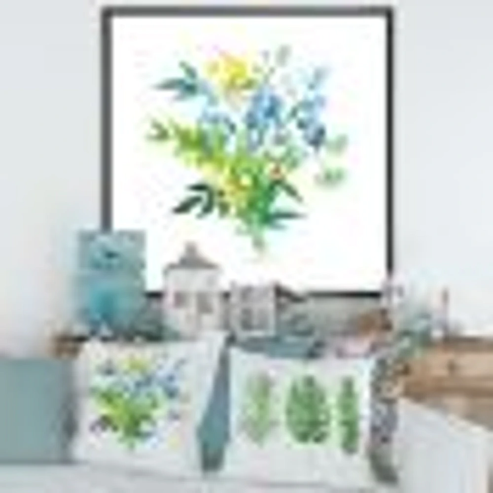 Toile « Meadow Flowers Garland »