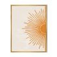 Orange Sun Print I  Canvas Wall Art