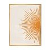 Orange Sun Print I  Canvas Wall Art