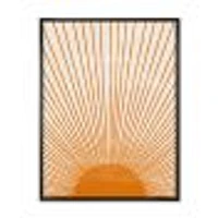 Orange Sun Print III  Wall Art