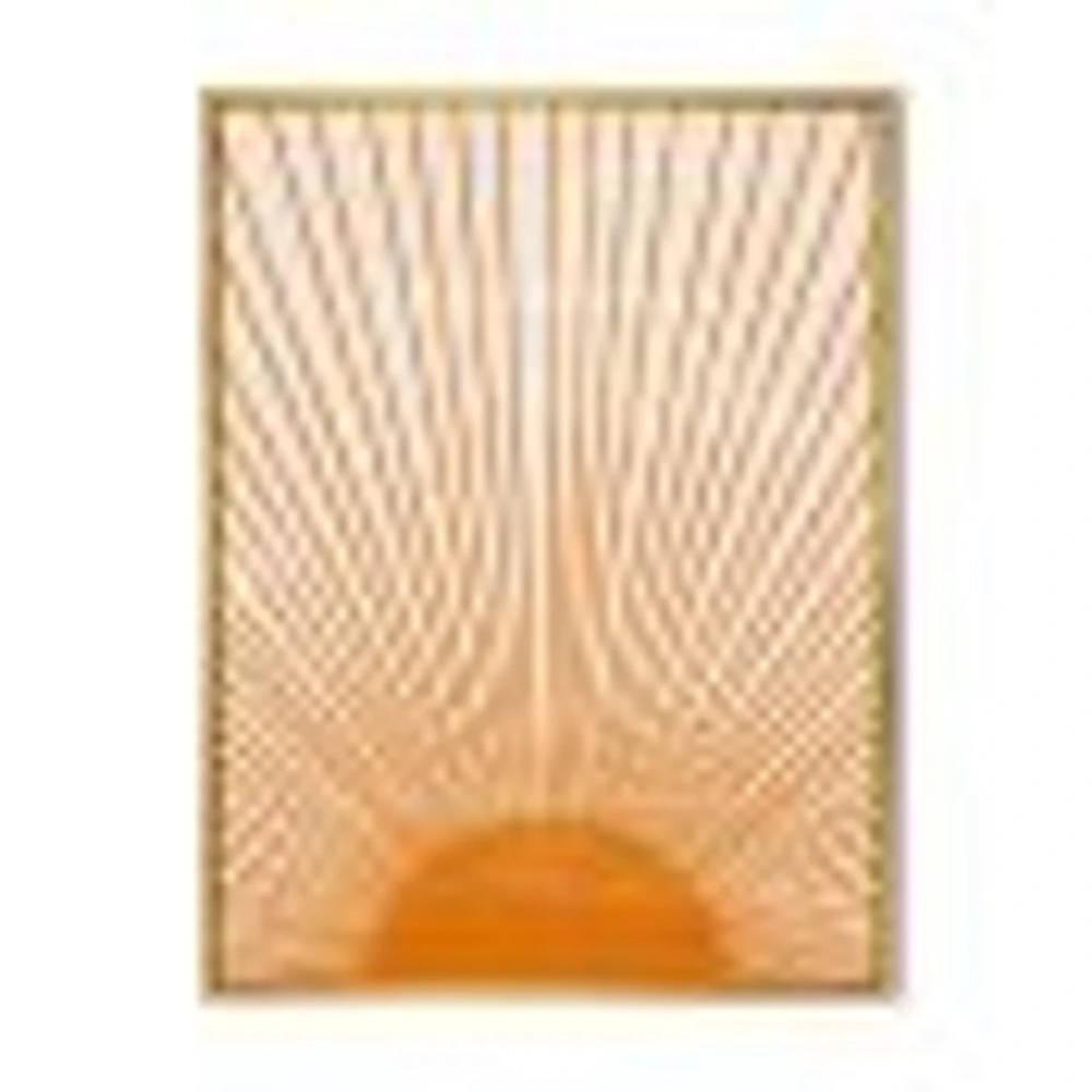 Orange Sun Print III  Wall Art
