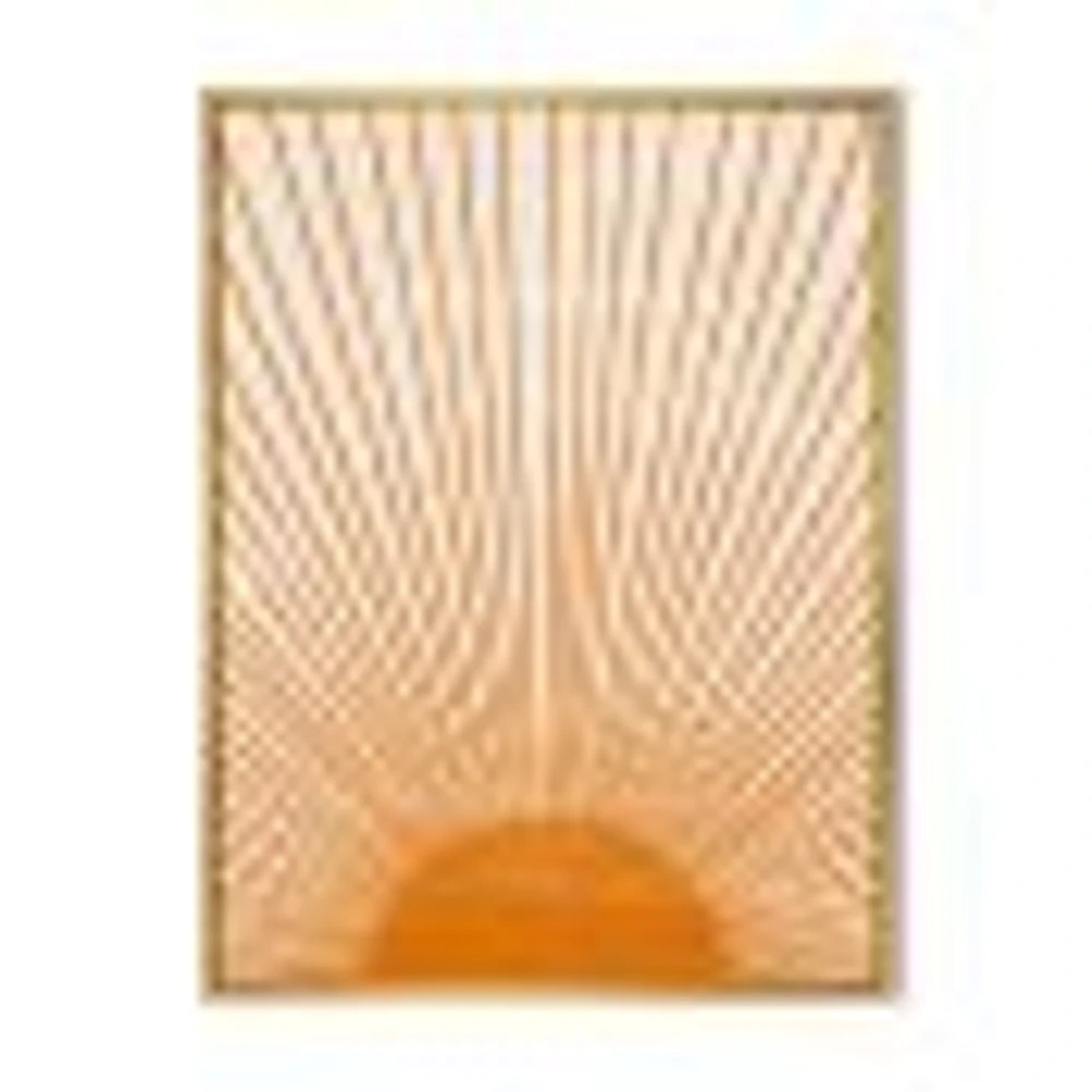 Orange Sun Print III  Wall Art