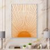 Orange Sun Print III  Wall Art