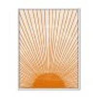 Orange Sun Print III  Wall Art