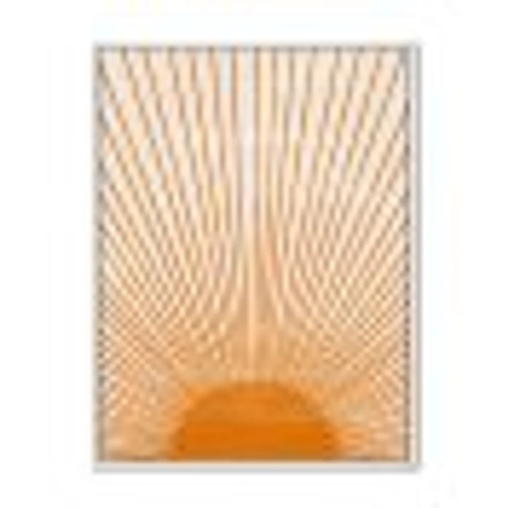 Orange Sun Print III  Wall Art