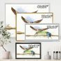 Two Barn Swallows Birds  Wall Art