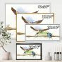 Two Barn Swallows Birds  Wall Art