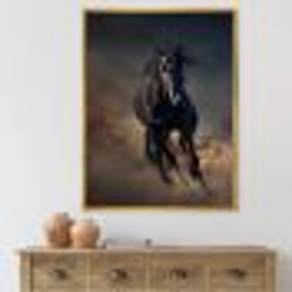 Portrait of Thoroughbred Nonius Stallion Horse I  Wall Art