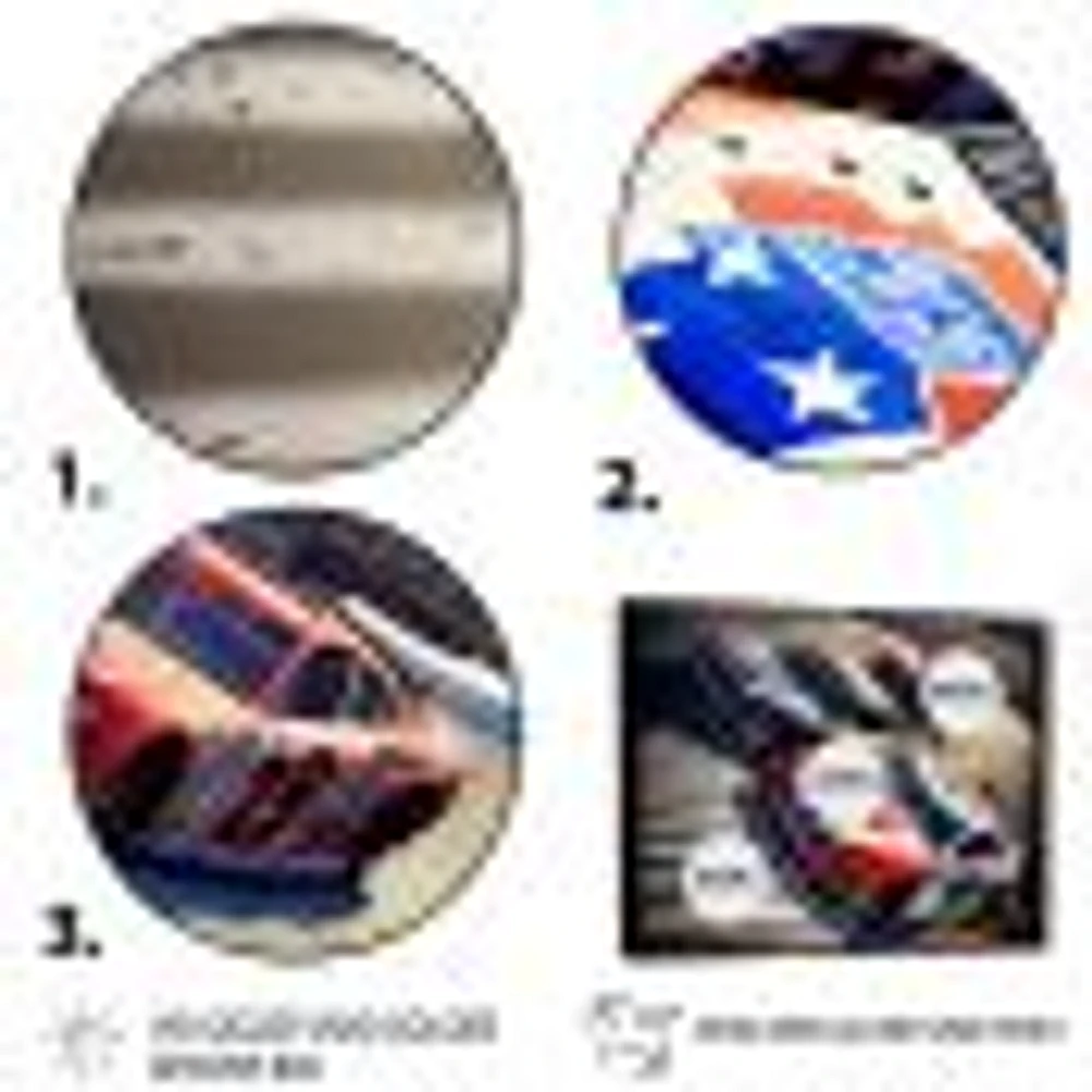 American Race Car Framed Wall Art