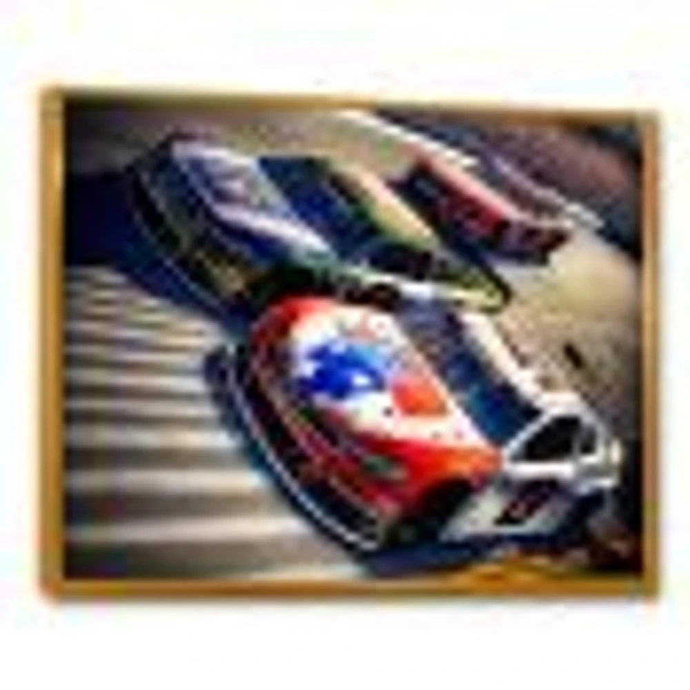 American Race Car Framed Wall Art