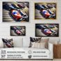 American Race Car Framed Wall Art