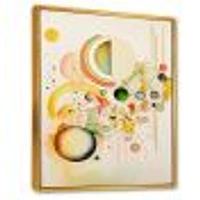 Yellow Multi Shape II Wall Art