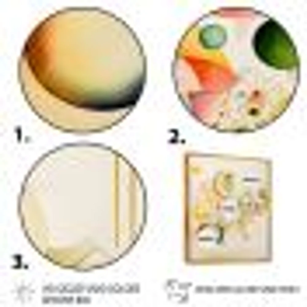 Yellow Multi Shape II Wall Art