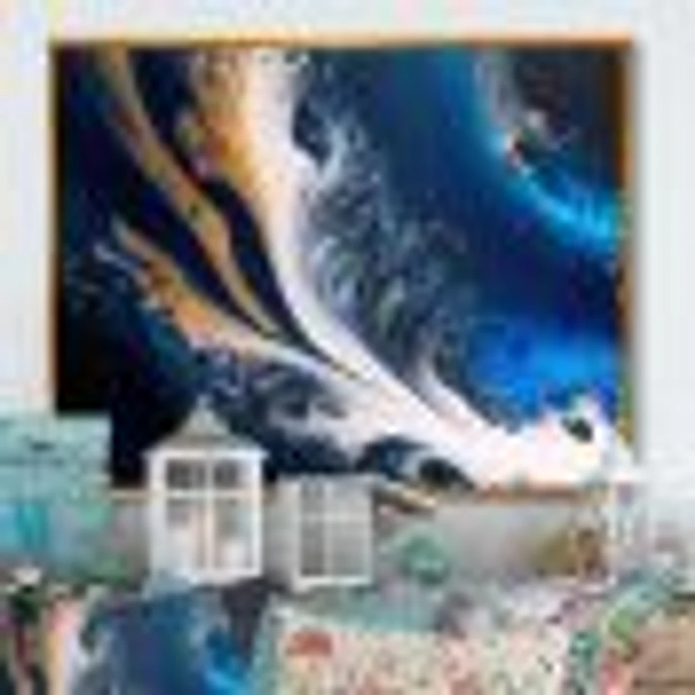 Ice Paint Splash VI Wall Art