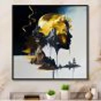 Double Explosure Of Man Dream Wall Art