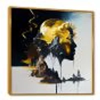 Double Explosure Of Man Dream Wall Art