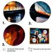 Colorful Brooklyn Bridge Wall Art