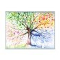 Toile imprimée « Four Seasons Tree »