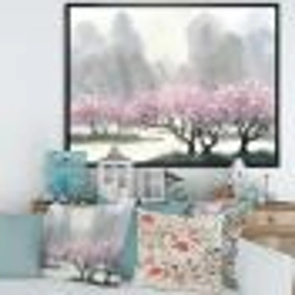 Flowering Trees at Spring  Canvas Print