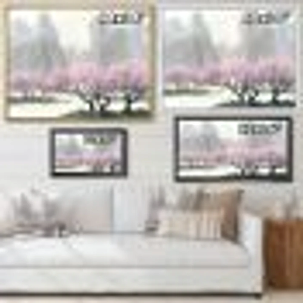 Flowering Trees at Spring  Canvas Print
