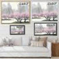 Flowering Trees at Spring  Canvas Print