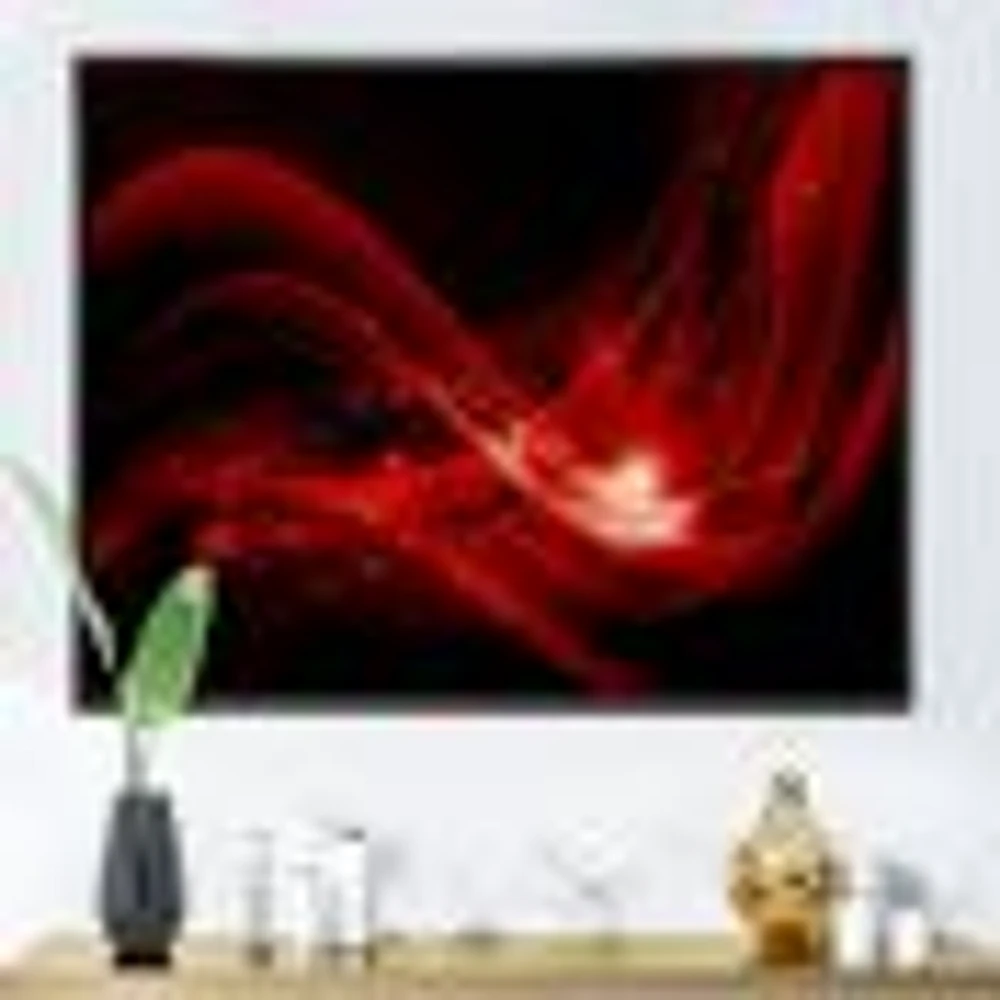 Dark Red Vector  Canvas Art print