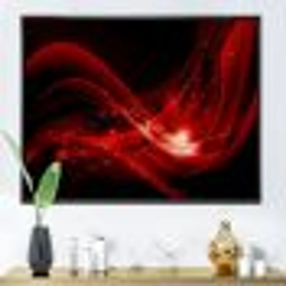 Dark Red Vector  Canvas Art print