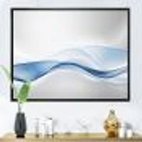 3D Wave of Water Splash  Digital Art Canvas Print