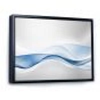 3D Wave of Water Splash  Digital Art Canvas Print