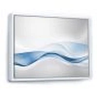 3D Wave of Water Splash  Digital Art Canvas Print