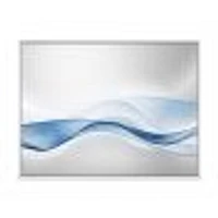 3D Wave of Water Splash  Digital Art Canvas Print