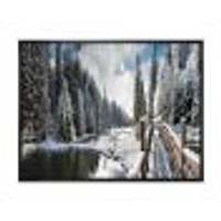 Winter Morning Panorama  Wall Art